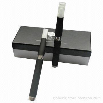 eGo MT3 blister kits with variable voltage, colorful bottom LED lights and safe charger